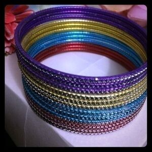 Multicolor Rainbow Bangles